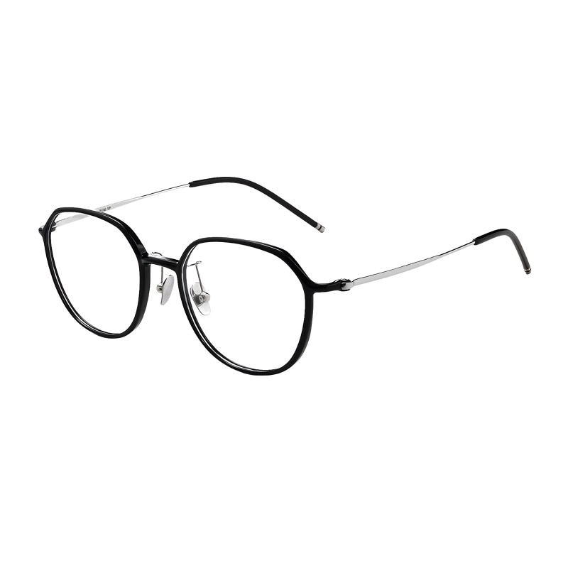 Oval Black Eyeglasses