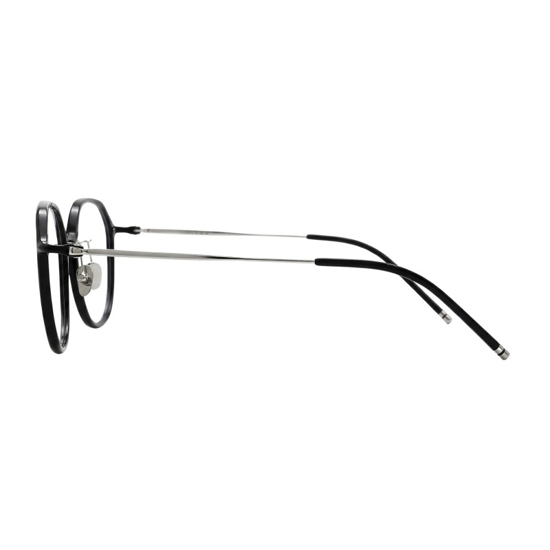 Oval Black Eyeglasses