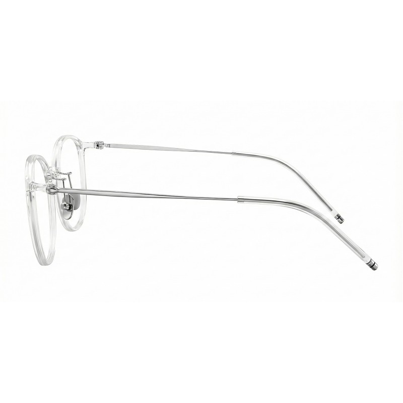 Oval Clear Eyeglasses