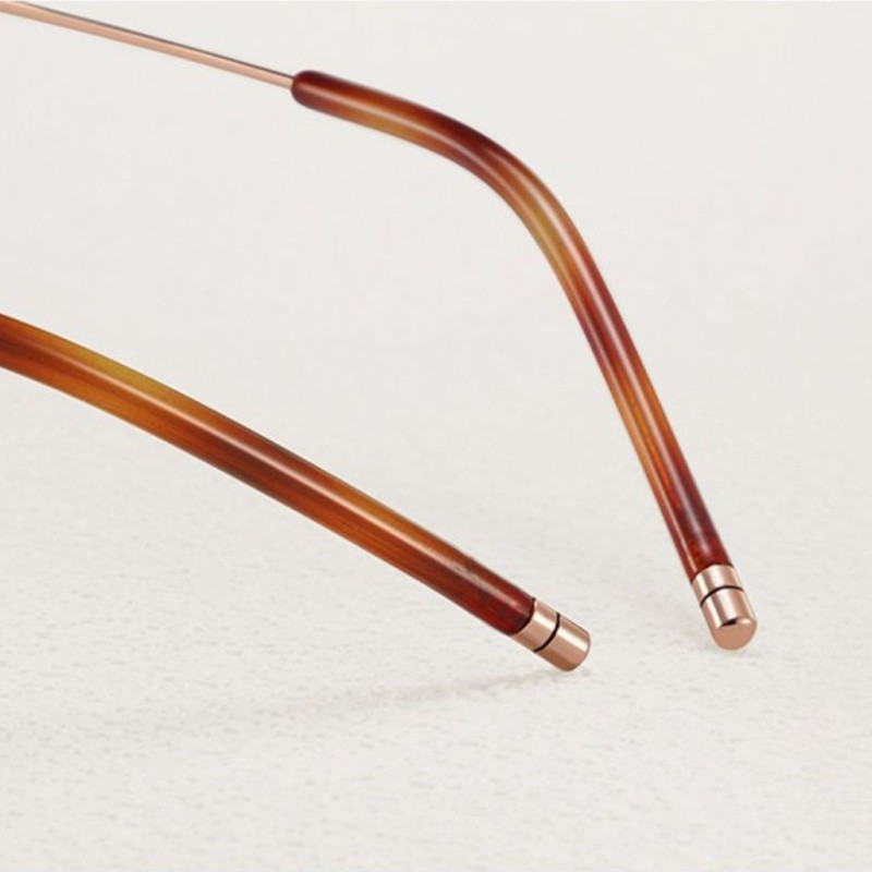 Oval Brown-tortoise Eyeglasses