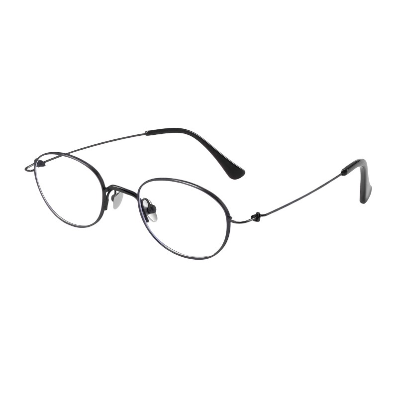 Round Black Eyeglasses
