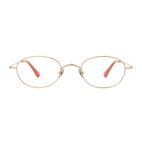 Round Golden Eyeglasses