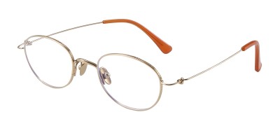 Round Golden Eyeglasses