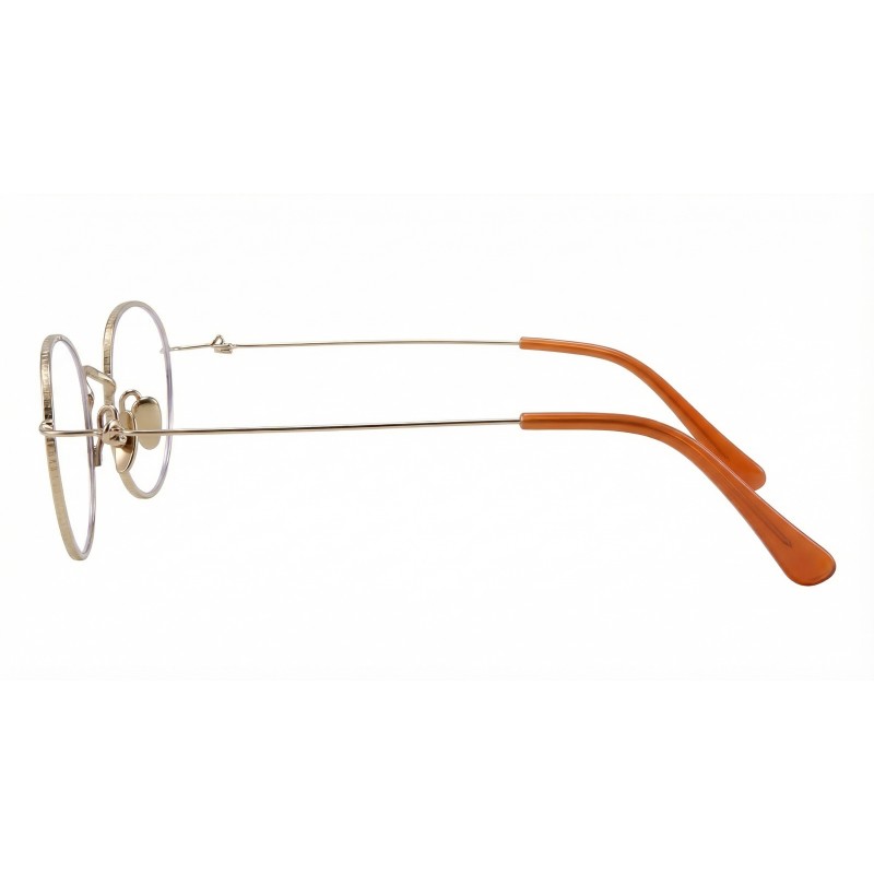 Round Golden Eyeglasses