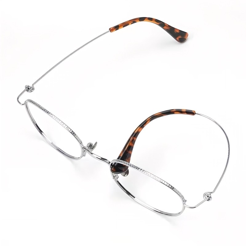 Round Silver Eyeglasses