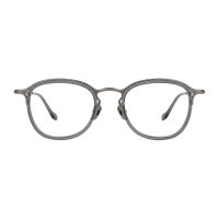Round Gunmetal Eyeglasses