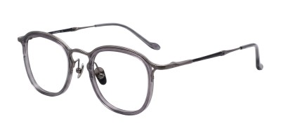 Vera Gunmetal Round Prescription Glasses