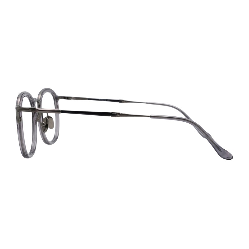 Round Gunmetal Eyeglasses