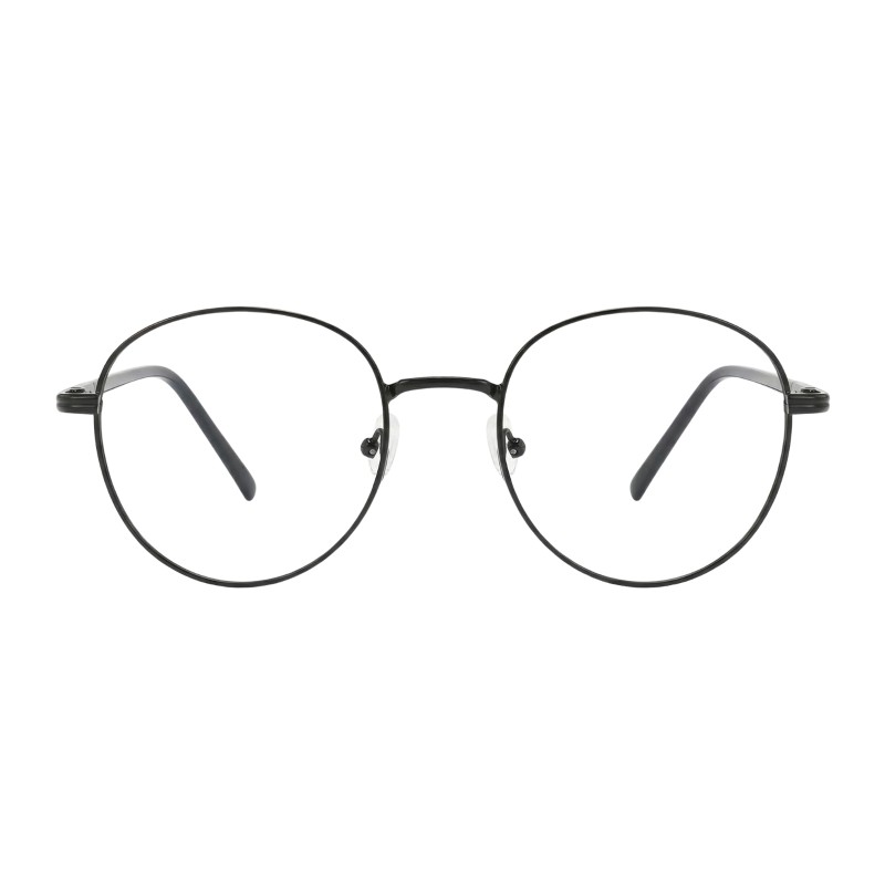 Round Black Eyeglasses