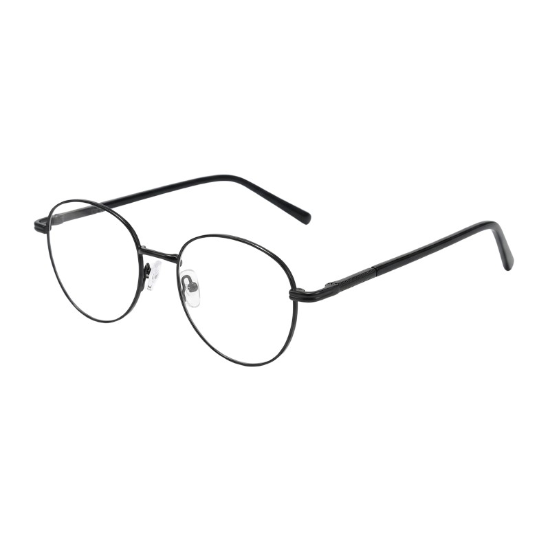 Round Black Eyeglasses