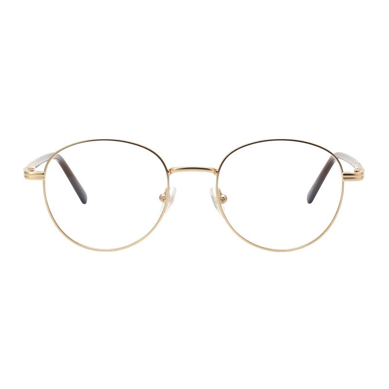 Round Golden Eyeglasses