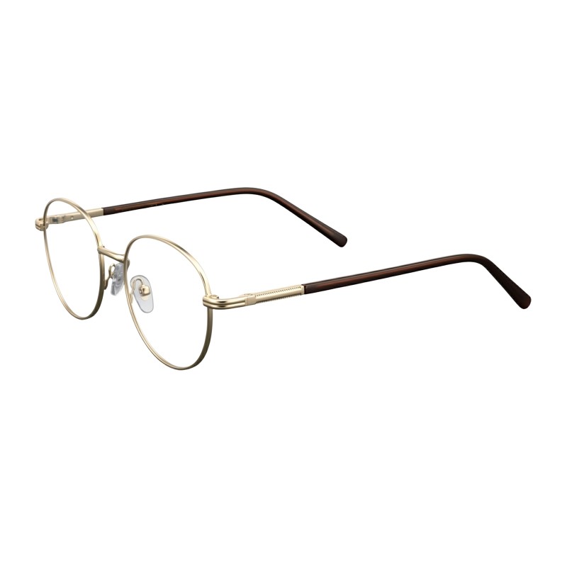 Round Golden Eyeglasses