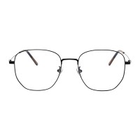 Polygon Black Eyeglasses