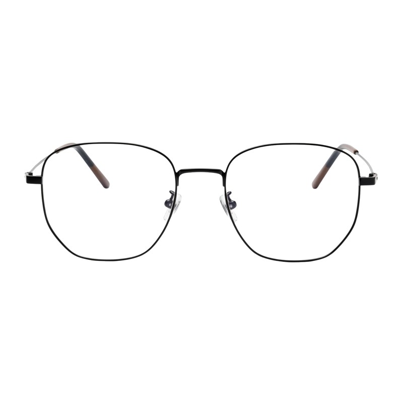 Polygon Black Eyeglasses