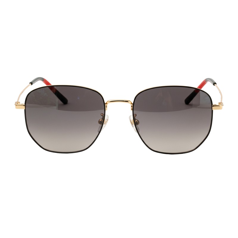 Polygon Black/Golden Eyeglasses