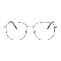 Polygon Black/Silver Eyeglasses