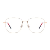 Polygon Rose Gold Eyeglasses