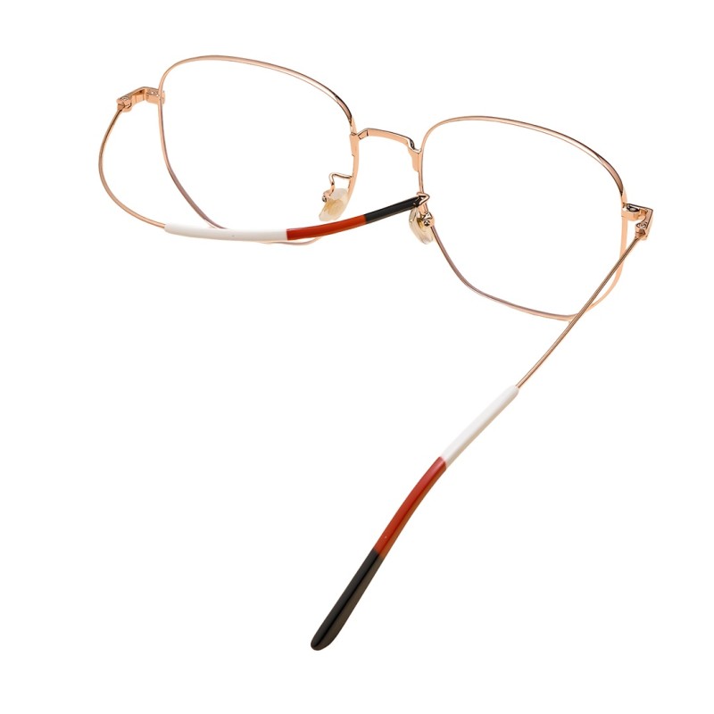 Polygon Rose Gold Eyeglasses