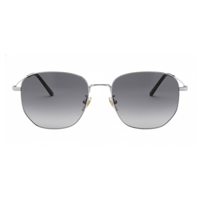 Polygon Silver Eyeglasses