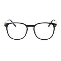Square Black/Golden Eyeglasses
