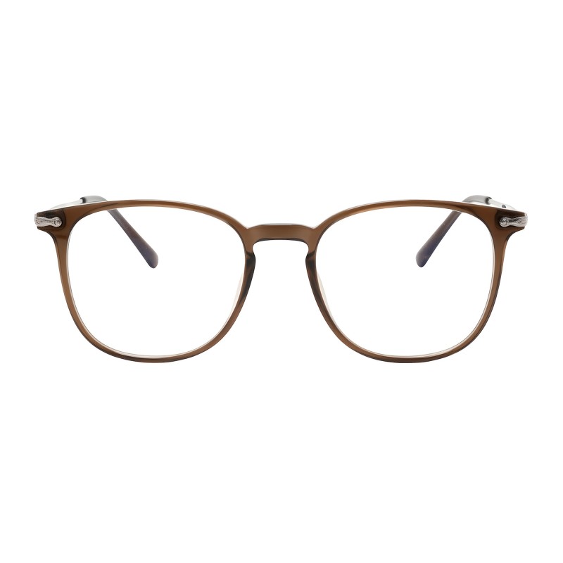 Square Brown Eyeglasses