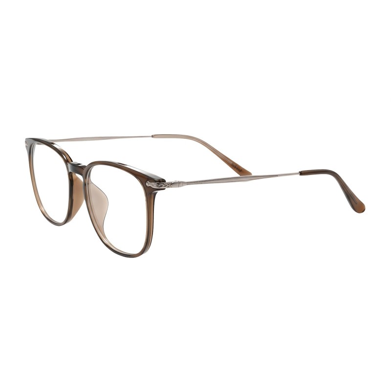 Square Brown Eyeglasses