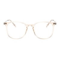 Square Beige Eyeglasses