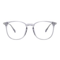 Square Silver Eyeglasses