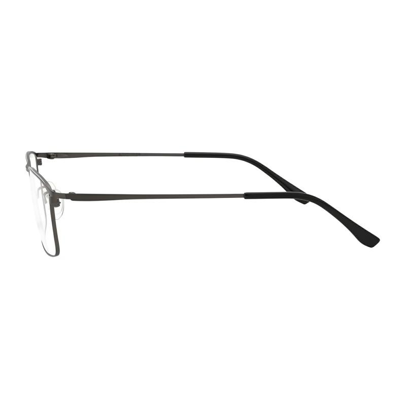 Rectangle Gunmetal Eyeglasses