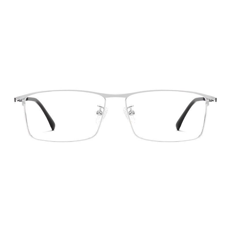 Rectangle Silver Eyeglasses