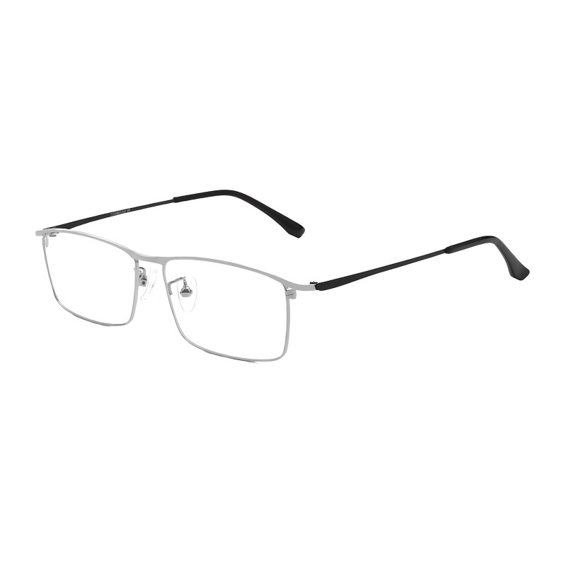 Rectangle Silver Eyeglasses