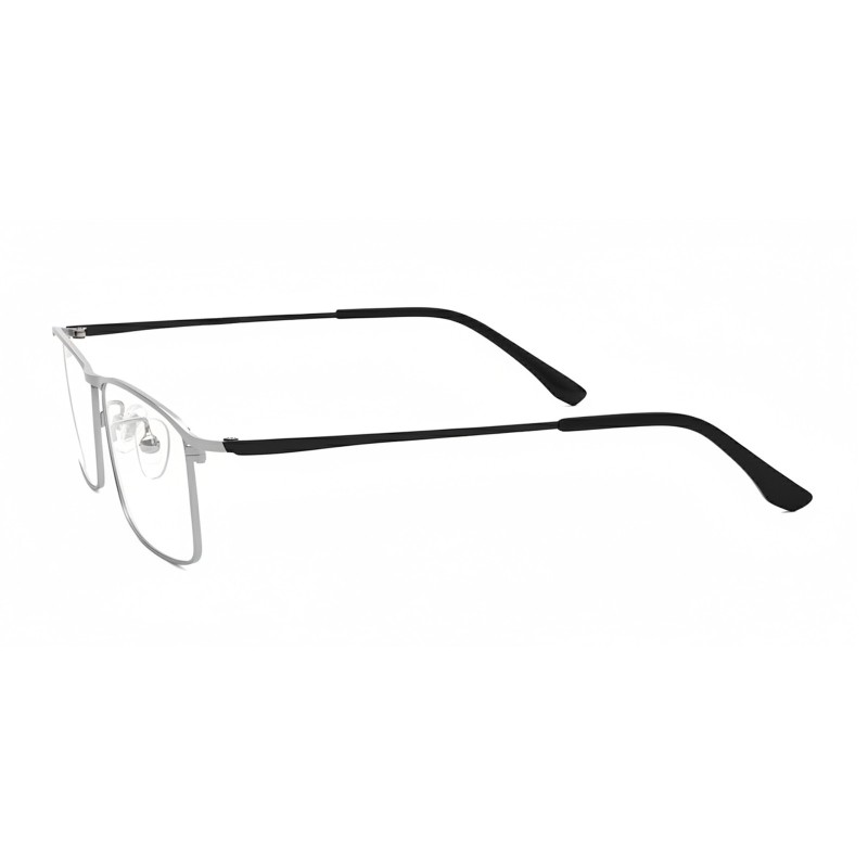 Rectangle Silver Eyeglasses