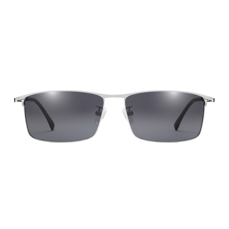 Rectangle Silver Eyeglasses