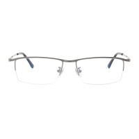 Rectangle Gunmetal Eyeglasses