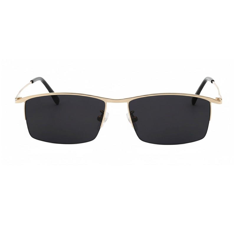 Rectangle Golden Eyeglasses