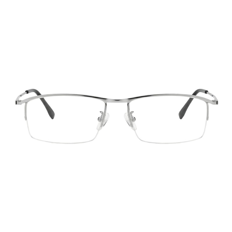 Rectangle Silver Eyeglasses