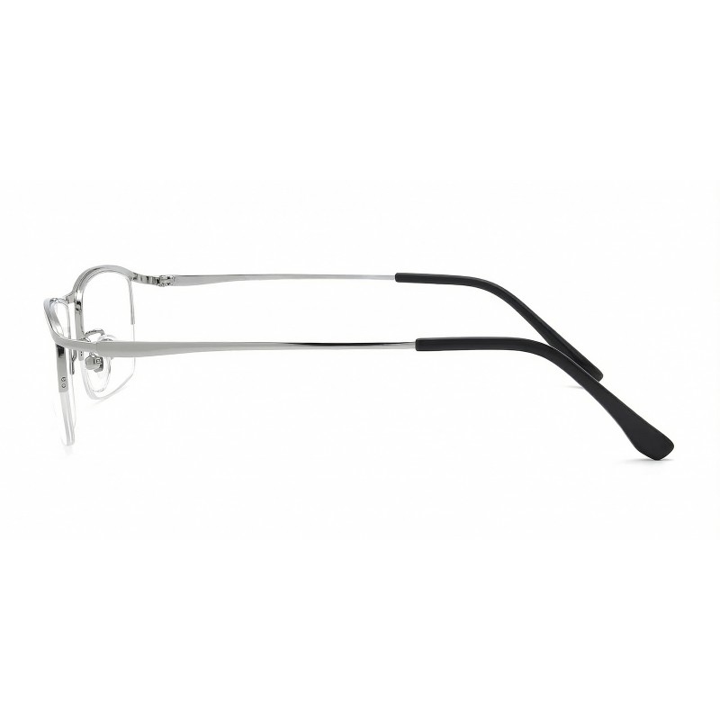 Rectangle Silver Eyeglasses