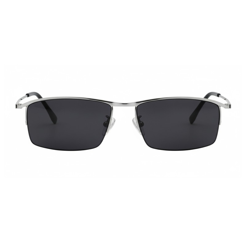 Rectangle Silver Eyeglasses