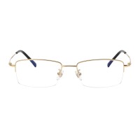 Rectangle Golden Eyeglasses