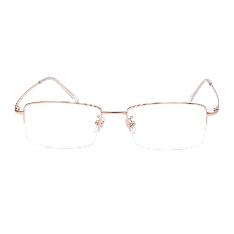 Rectangle Rose Gold Eyeglasses