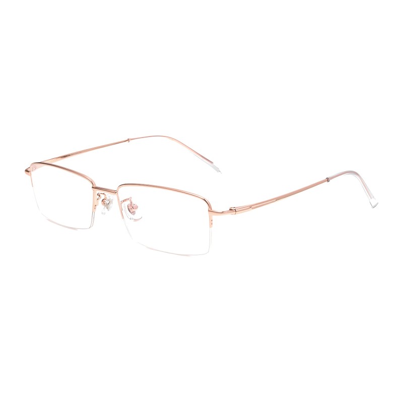 Rectangle Rose Gold Eyeglasses