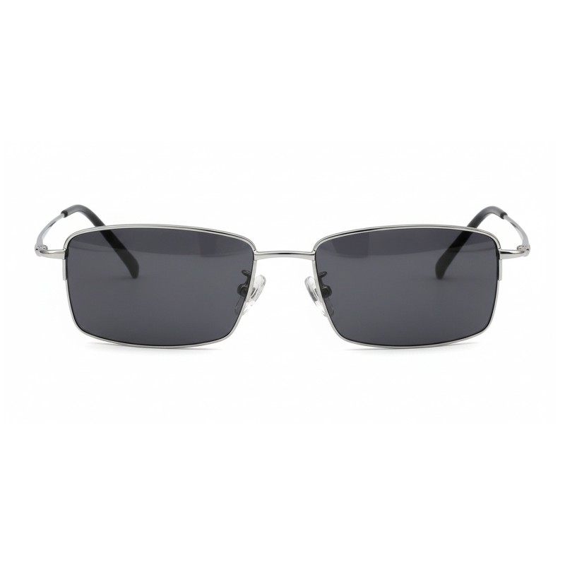 Rectangle Silver Eyeglasses