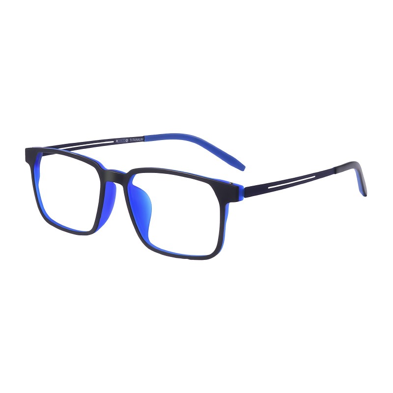 Square Black/Blue Eyeglasses