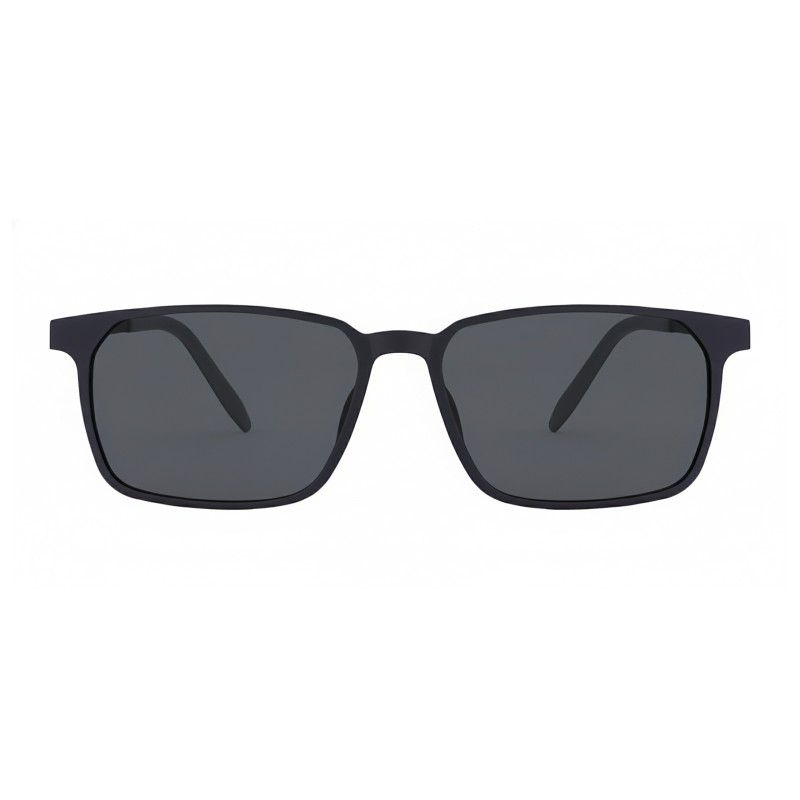 Square Black/Gray Eyeglasses