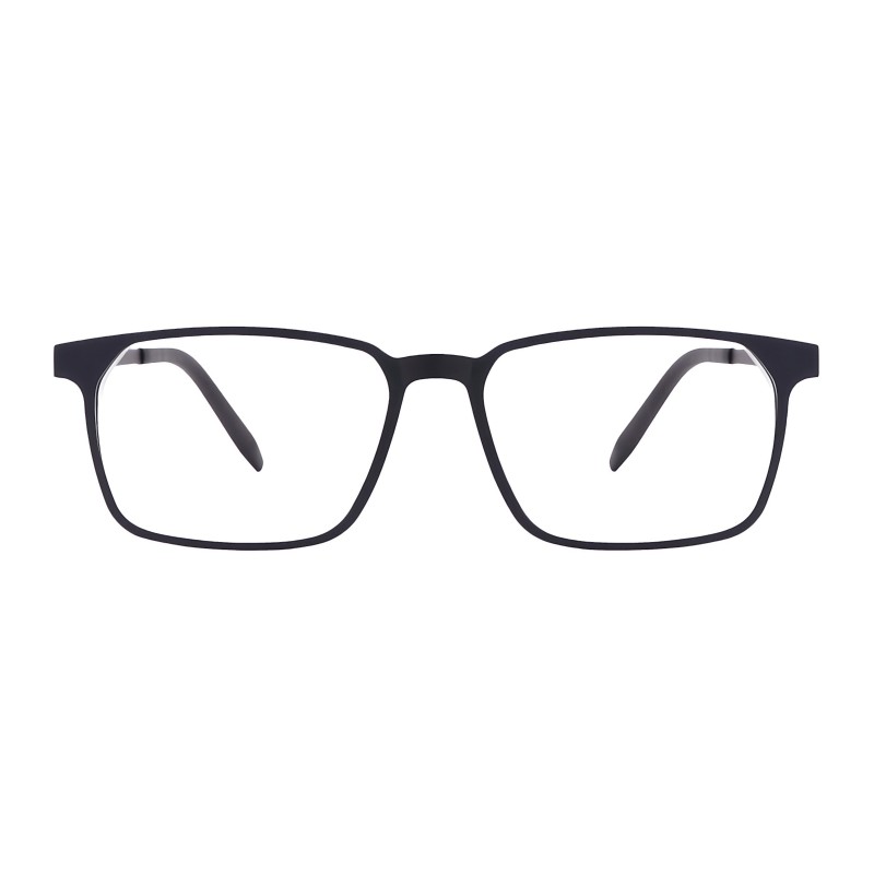 Square Black/White Eyeglasses