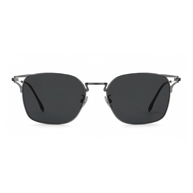 Polygon Gunmetal Eyeglasses