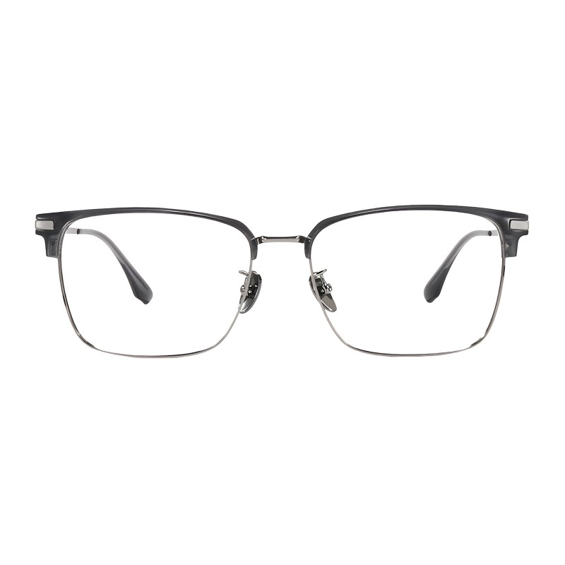Browline Gunmetal Eyeglasses