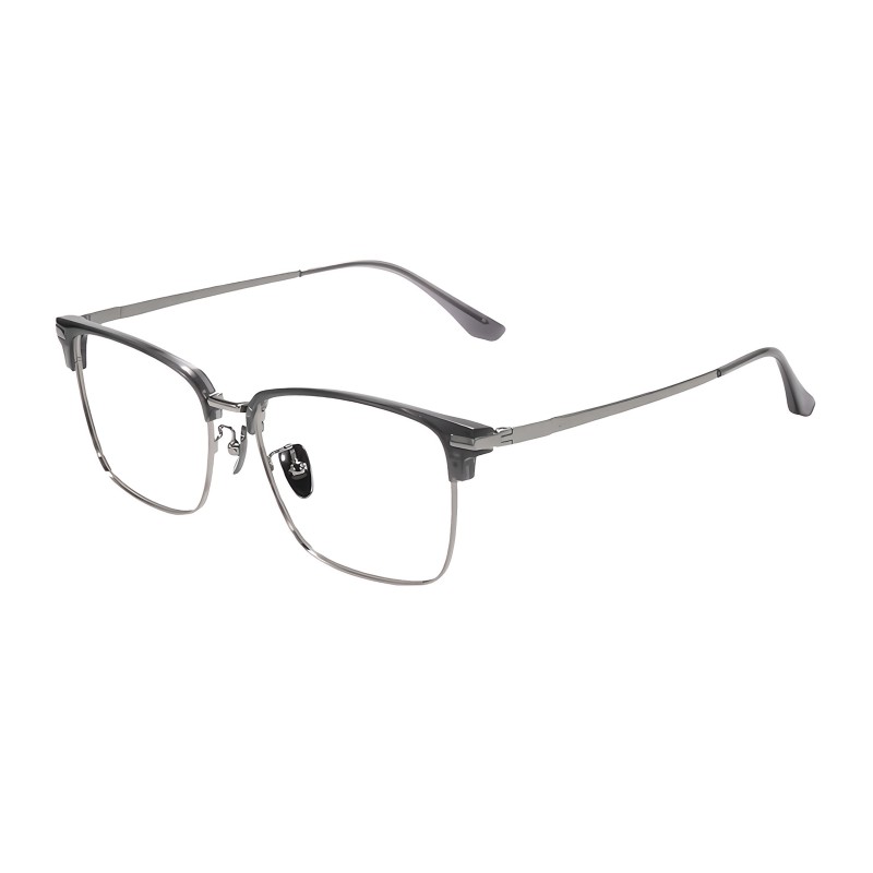 Browline Gunmetal Eyeglasses