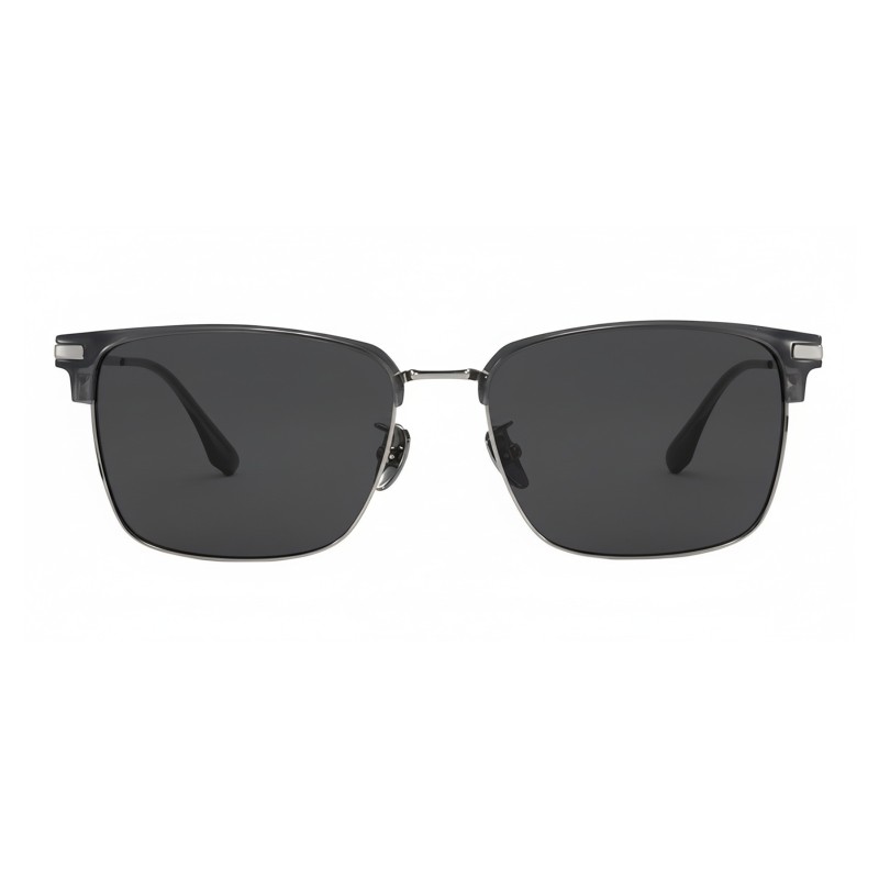 Browline Gunmetal Eyeglasses