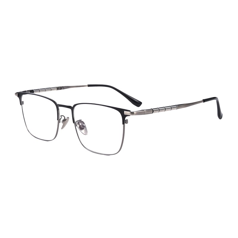 Browline Black/Gunmetal Eyeglasses